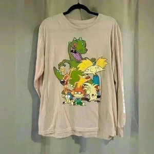 Pink Nickelodeon Long Sleeve T-Shirt